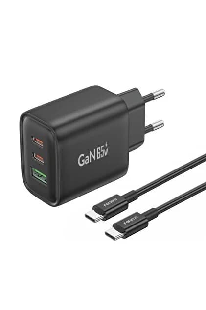 65W GaN Çift Portlu Adaptör